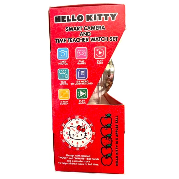 Hello Kitty by Sanrio NWT Smart Camera Time Teacher Watch Games Music Player - Picture 4 of 5